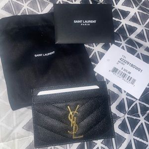 SOLD Yves Saint Laurent- Card Holder
